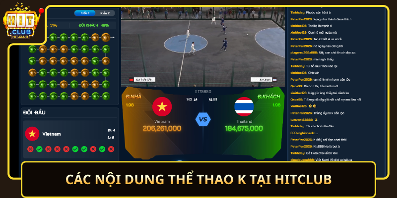 Thể Thao K HitClub – Cá Cược Đa Dạng Mỗi Ngày 2 Cac Noi Dung The Thao K Tai Hitclub