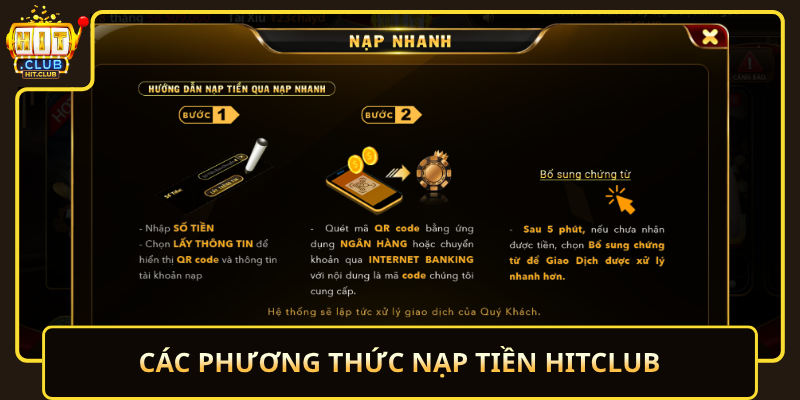 Nạp Tiền HitClub Nhanh Gọn An Toàn Và Dễ Thực Hiện 2 Cac Phuong Thuc Nap Tien Hitclub