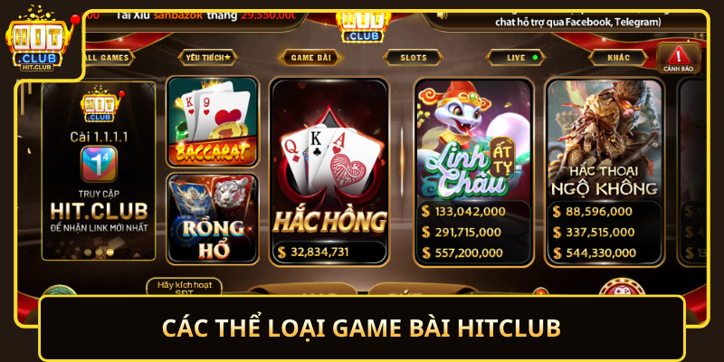 Cac The Loai Game Bai Hitclub