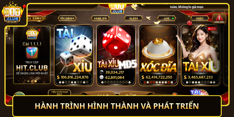 Khám Phá Về Chúng Tôi HitClub Uy Tín Và Đẳng Cấp 1 Hanh Trinh Hinh Thanh Va Phat Trien