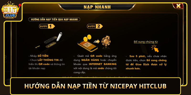 Huong Dan Nap Tien Tu Nicepay Hitclub