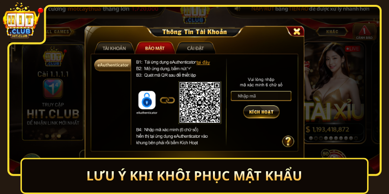 Quên Mật Khẩu HitClub Cách Khôi Phục Nhanh Và An Toàn 3 Luu Y Khi Khoi Phuc Mat Khau